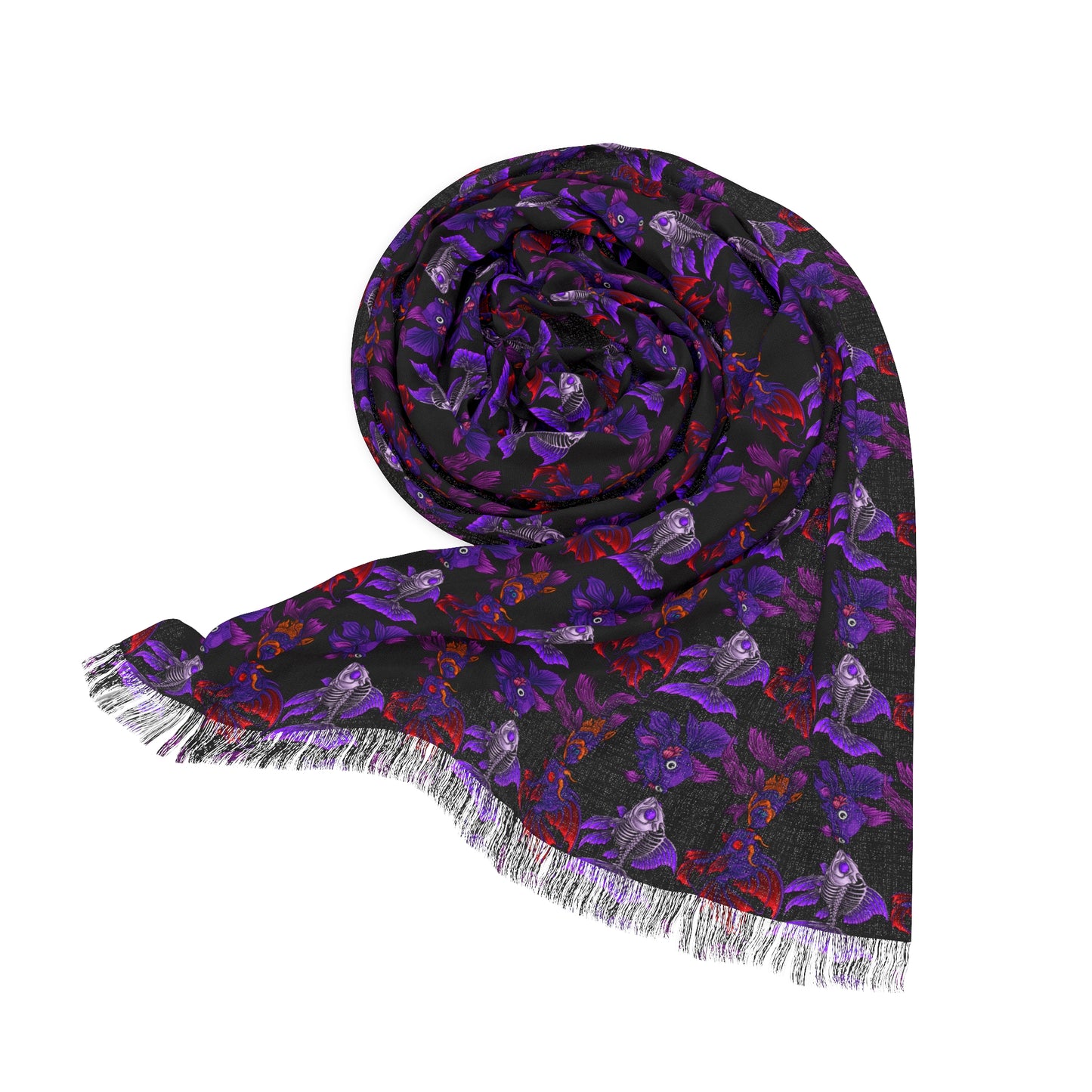 Purple Goldfish Pashmina